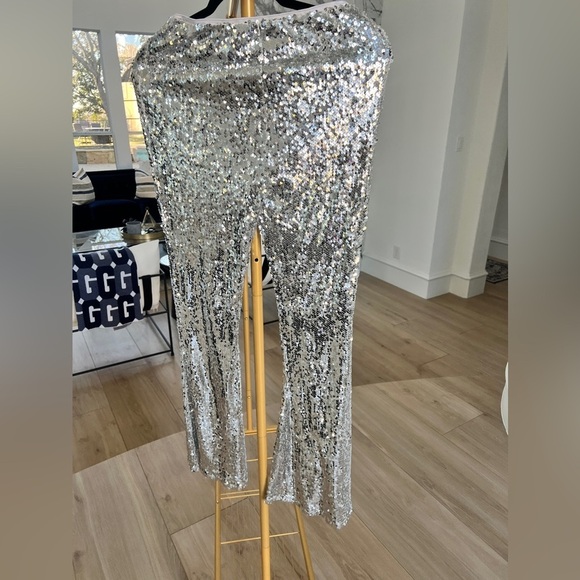 Endless Rose Sequin Flare Pants - Picture 5 of 9